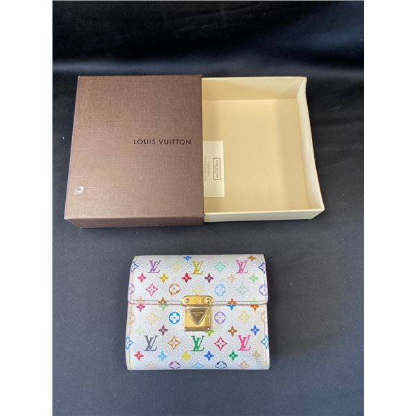 LOUIS VUITTON WALLET IN BOX (AUTHENTIC, SOME WEAR)