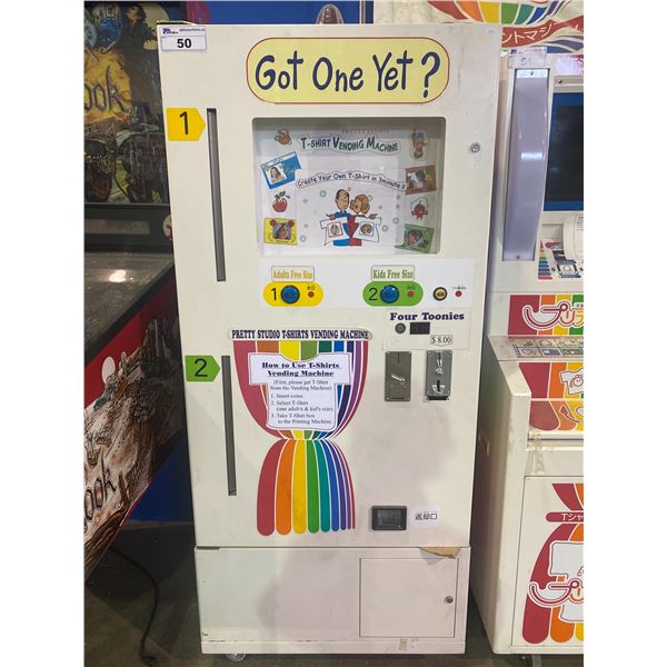 PRETTY STUDIO T-SHIRT VENDING MACHINE