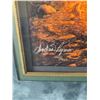 Image 2 : FRAMED & SIGNED LEP 4933/7263 BY STEPHEN LYMAN TITLED "SUNSET FIRE" WITH COA & INFO CARD
