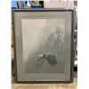 Image 1 : FRAMED & SIGNED LEP 6315/9500 BY ROBERT BATEMAN TITLED "VIGILANCE" WITH COA