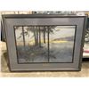 Image 1 : FRAMED & SIGNED LEP 7169/9600 BY ROBERT BATEMAN TITLED "EDGE OF THE NIGHT- TIMBER WOLVES" WITH COA