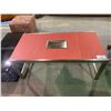 Image 1 : COFFEE TABLE WITH REMOVEABLE CENTER TRAY 48 X 24"