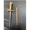 Image 7 : WW1 BRITISH PRITCHARD WEBLEY BAYONET WITH WWG ELEPHANT MARKING & DISPLAY STAND