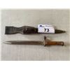 Image 1 : AUSTRIAN/HUNGARIAN BAYONET WITH MARKINGS FG GY