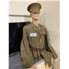 Image 1 : MANNEQUIN WITH VINTAGE WAR CLOTHING & HAT
