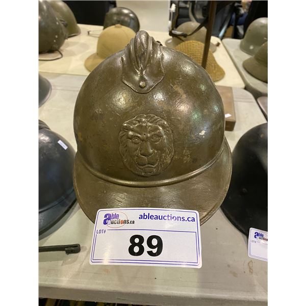 VINTAGE WORLD WAR 1 "LION" HELMET