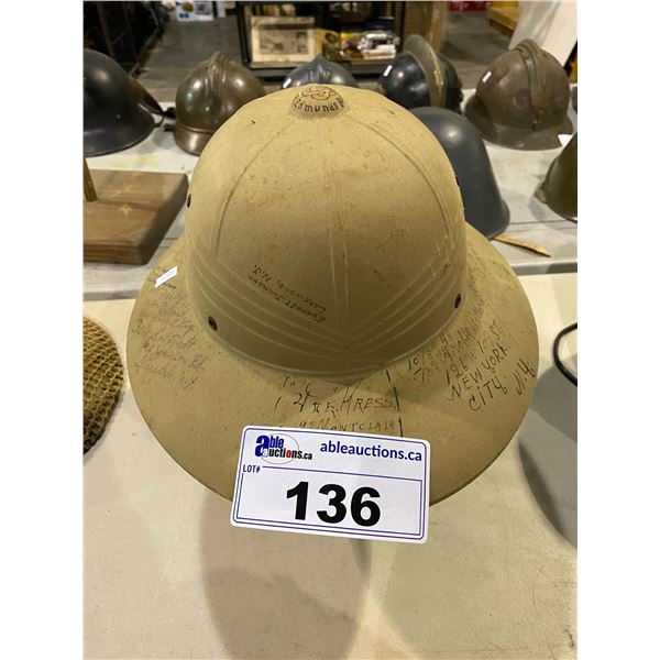 VINTAGE USMC SAFARI HAT