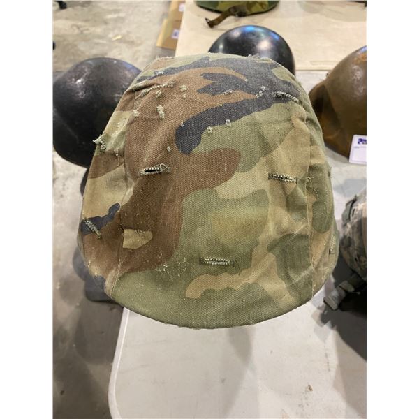 CAMO ARMY HELMET