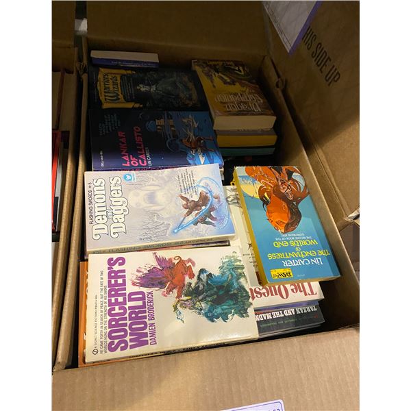 BOX OF SCI-FI & FANTASY BOOKS