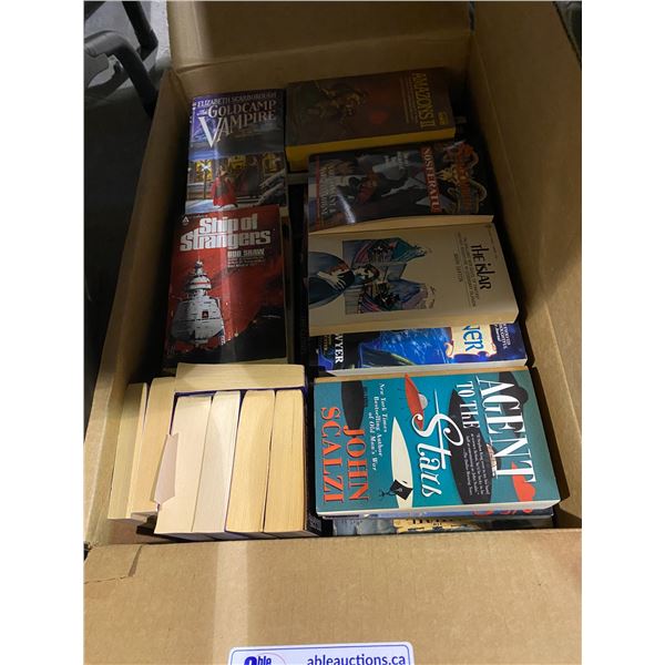 BOX OF ASSORTED PAPERBACK BOOKS