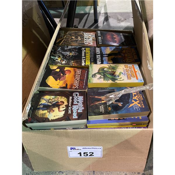 BOX OF ASSORTED PAPERBACK BOOKS