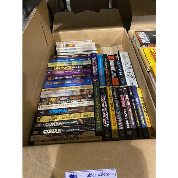 BOX OF ASSORTED PAPERBACK BOOKS