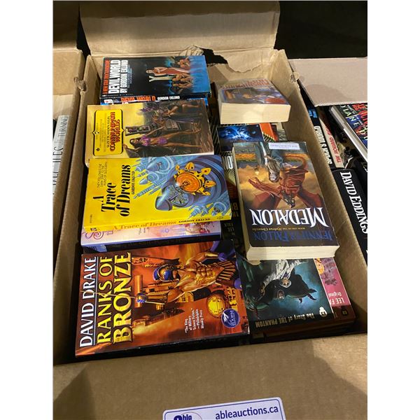 BOX OF ASSORTED PAPERBACK BOOKS