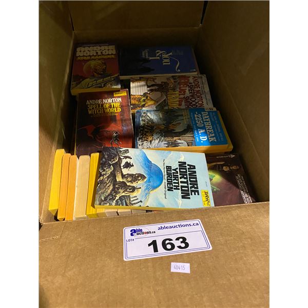 BOX OF ASSORTED PAPERBACK BOOKS
