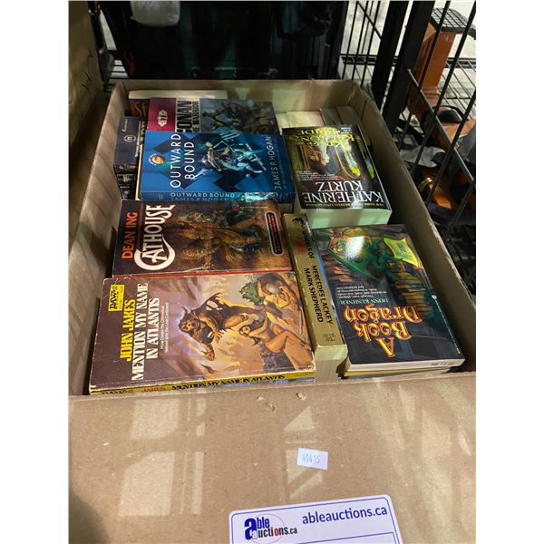 BOX OF ASSORTED PAPERBACK BOOKS