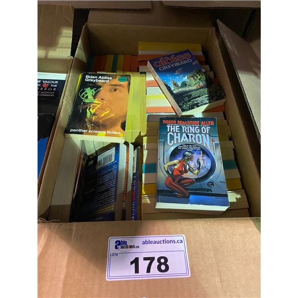 BOX OF ASSORTED PAPERBACK BOOKS