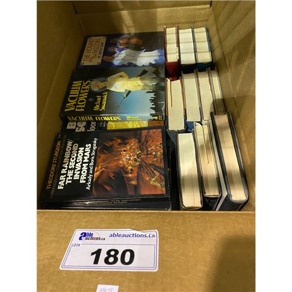 BOX OF ASSORTED HARDCOVER BOOKS