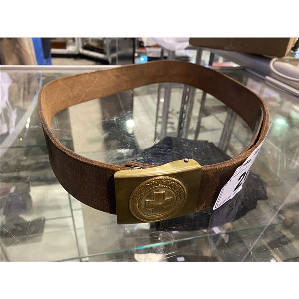 WW2 GERMAN RED CROSS MEDICAL BUCKLE & BELT