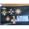 Image 1 : 6 WAR MEDALS: PRINZEN GARDE KOLH 1906-1930, PRINZEN GARDE CREFELD 1911, PRINZEN GARDE COLN 1912,