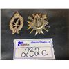 Image 1 : WW1 GERMAN AIR GUNNER BADGE & UNKNOWN ORIGIN MEDAL