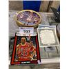 Image 1 : MICHAEL JORDAN 25,000 POINTS PLATE, 1992 CHAMPIONS PLATE, 1982 NCAA CHAMPIONS, THE COMEBACK, 1991