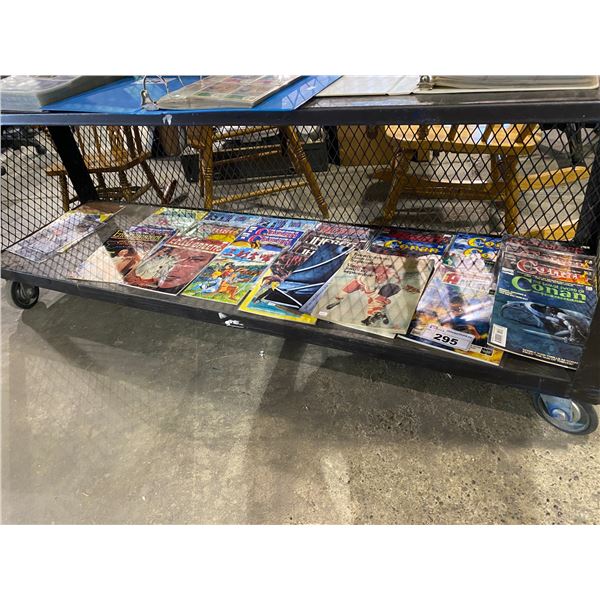 ASSORTED COMICS (STAR RAIDERS, DREDD, GALAXIA, THE THREE STOOGES, CONAN, ETV, ETC)