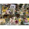 Image 3 : SWARVOSKI CRYSTAL FIGURINES & ASSORTED FIGURINES/CHINA (STAFFORD SHIRE, ROYAL ADDERLEY, GOEBEL,