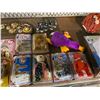 Image 3 : TY BEANIE BABIES, 4 PYREX BEAKERS, HAND PUMP, CALCULATOR, SMALL FIGURINES, PINS & ROYAL DOULTON
