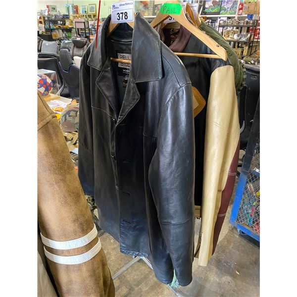 PELLE STUDIOS WILSONS LEATHER JACKET SIZE LARGE