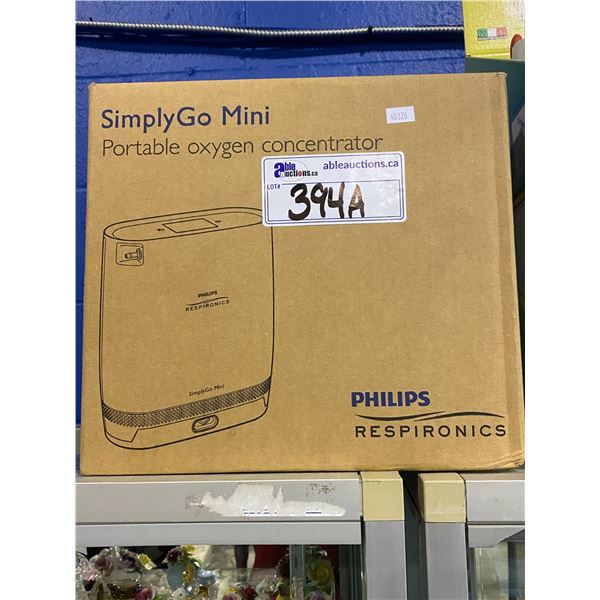 PHILIPS SIMPLY GO MINI PORTABLE OXYGEN CONCENTRATOR