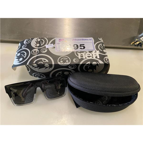 PAIR OF NEFF VECTOR SUNGLASSES & CASE