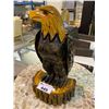 Image 1 : HAND CARVED WOODEN EAGLE FIGURE