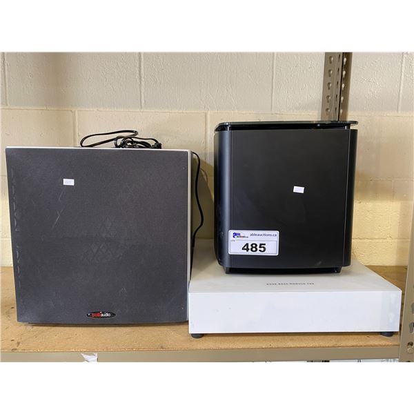 POLK AUDIO SUBWOOFER & BOSE BASS MODULE 700 DISPLAY