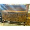 Image 2 : ANTIQUE OAK SIDE BOARD 59 X 19"