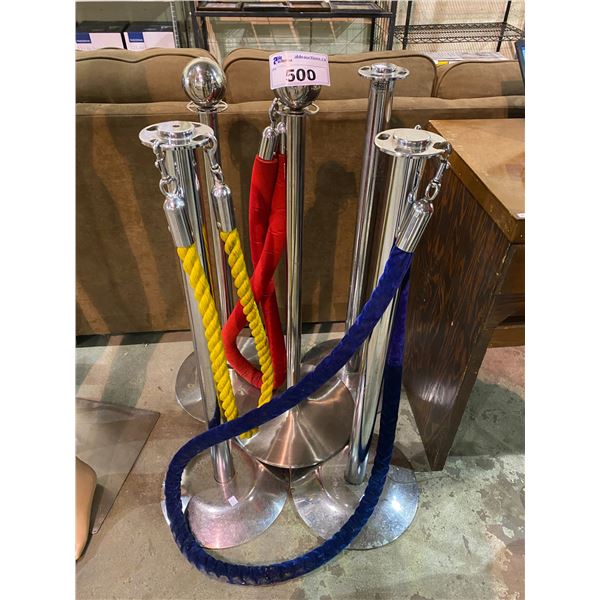 5 STANCHIONS