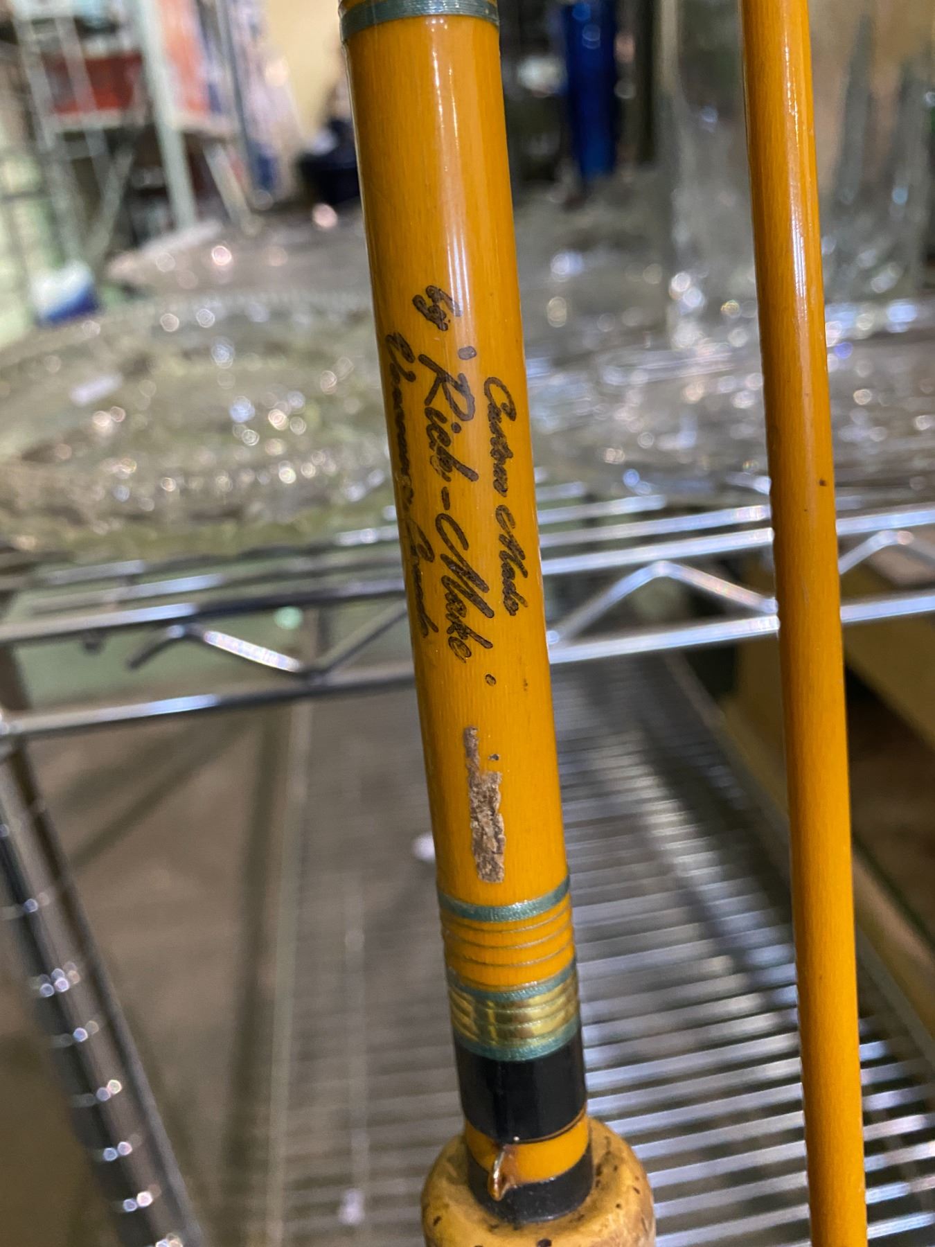 CUSTOM MADE BY RICH-MAKE VANCOUVER BC FISHING ROD WITH SHIMANO HARD ...