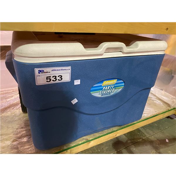 COLEMAN PARTY STACKER COOLER