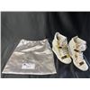 Image 1 : GIUSEPPE ZANOTTI HIGH HEEL SNEAKERS SIZE 36 1/2 WITH DUST BAG
