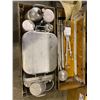 Image 2 : ALUMINUM MILITARY COOKWARE IN ORIGINAL CRATE