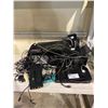 Image 1 : ASSORTED ELECTRONICS INCLUDING: BLU-RAY PLAYER, COMPUTER MOUSE, POWER BARS, CABLES, & MORE