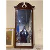 Image 2 : MIRROR & ORIGINAL OIL ON CANVAS FRAMED ART SIGNED BY SALLY
