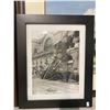 Image 2 : 2 FRAMED TRAIN PRINTS