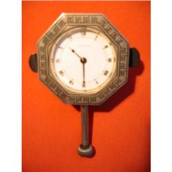 Waltham 8 day car clock numbered!  #1613925