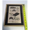 Image 2 : 1949 Ford Coupe Framed Advertisement