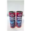 Image 2 : Lot of 2 STP Snowmobile Oil Tins