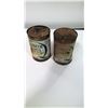 Image 1 : Lot of 2 Quaker State Super Blend Oil Tins