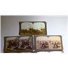 Image 2 : Lot of 5 Antique siege of Port Arthur Stereoscope slides