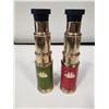 Image 1 : Lot of 2 Old Spice Telescope Decanters