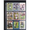 Image 1 : Page Lot 9 cards NFL Cards