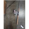 Image 2 : FLY FISHING ROD WITH MARTIN REEL AND 2 RODS WITH SPINNING REELS